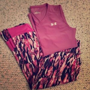 Under armor workout outfit